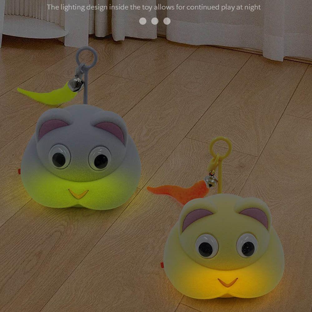 Chewing Exercise Electric Moving Mice Toy Automatic Cat Teasing Device  for Indoor Cats Puppies