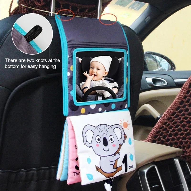 Toys Toys Toys Baby Cloth Book Sensory High Contrast Newborn Crib Black and White Development Mirror Tummy Time Montessori