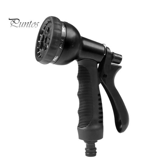 

Садовый шланг Насадка для распыления воды с 8 регулируемыми режимами полива Нескользящая ручка Насадка для шланга высокого давления для полива растений и газона