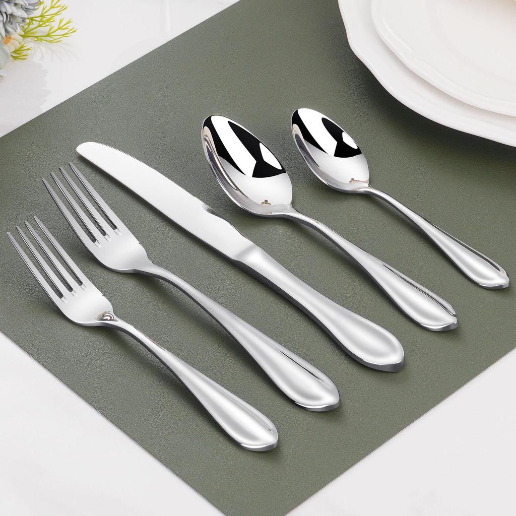 2026 Stylish Stainless Steel Cutlery Set: Thickened Steak Knife, Fork, and Dessert Spoon for Hotels and Western Restaurants