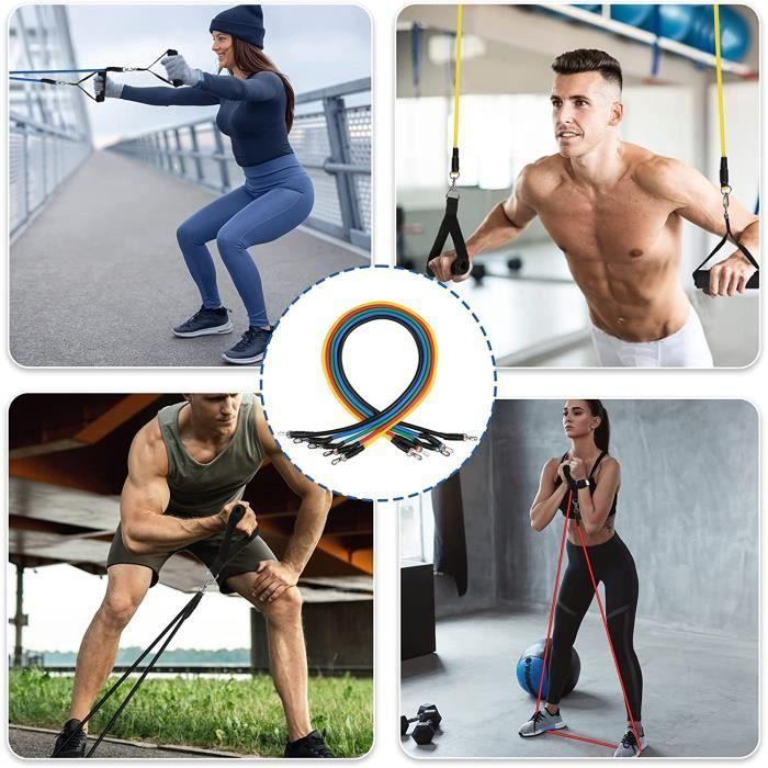 Resistance Bands - ELASTIBAND - Fitness Set - Accessories Included - Unisex - Beginner