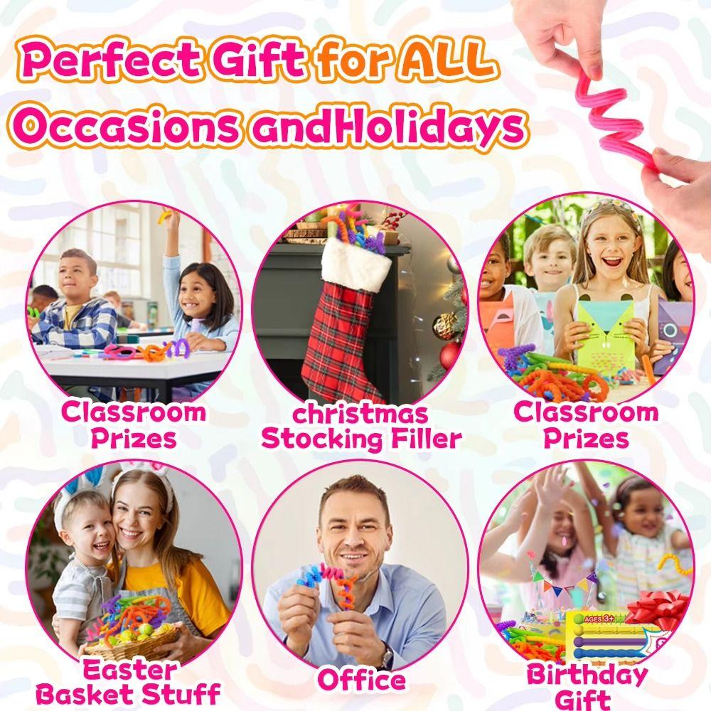 Enhancing Attention DIY Sensory Strip Toys Stretchable Sensory Wand Fun Toys Children