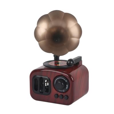 Retro Gramophone Classic Turntable Stereo Sound Vinyl Record Player for Children Holiday Living
