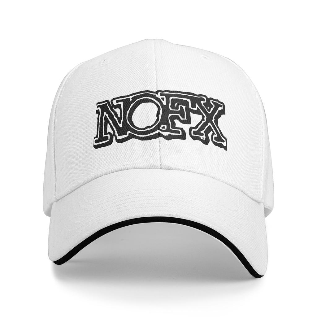 Nofx American Rock Band Logo Sun Baseball Cap Summer Casual Trucker Hat For FeUnisex Unisex Kpop Rock Baseball Caps