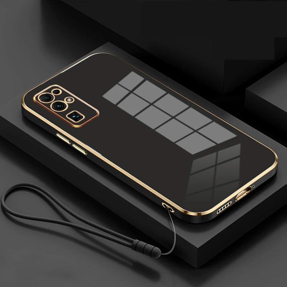 For Honor 30 Case Honor 30 Pro Phone Case Honor V30 V20 V30 Pro V40 30S 30i 30 Cover Luxury Square Plating Shockproof Back Cover