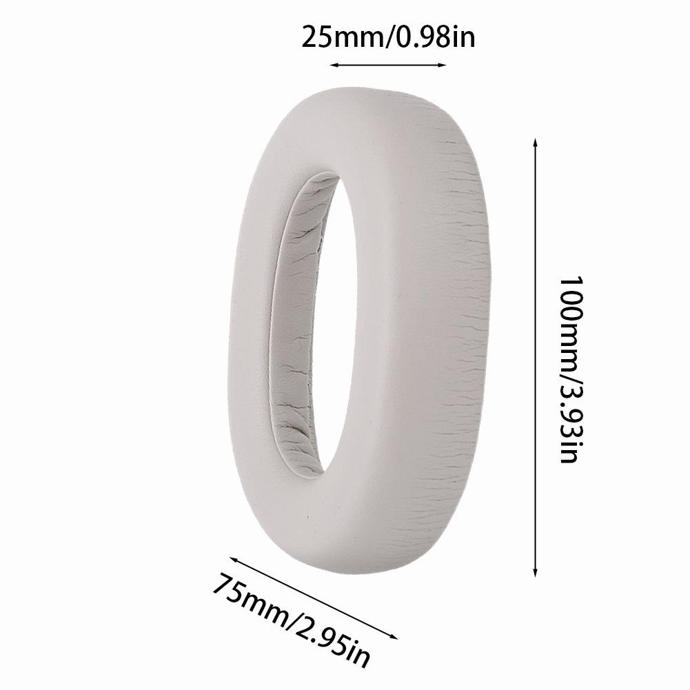 1Pair Replacement Earpads Noise Isolation Foam Headset EarPads Ear Pads Earmuff for Jabra Elite 85h Wireless Over-Ear Headphones