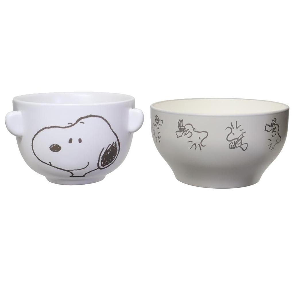 Snoopy Soup Bowl and Rice Bowl Set Snoopy Relaxing Time -