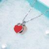 Necklace Double Heart Clavicle Chain Fashionable and Versatile Love Necklace