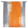 Orange Gray Abstract Oil Painting Texture Tulle Curtains Living Room Kitchen Window Decoration Chiffon Voile Sheer Curtain
