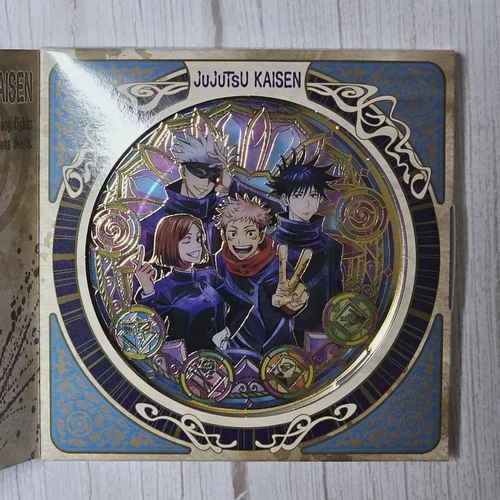 

Дзюдзюцу Вращающийся Диск Арт Витражный Стиль Товары Годзё Фусигуро Итадори