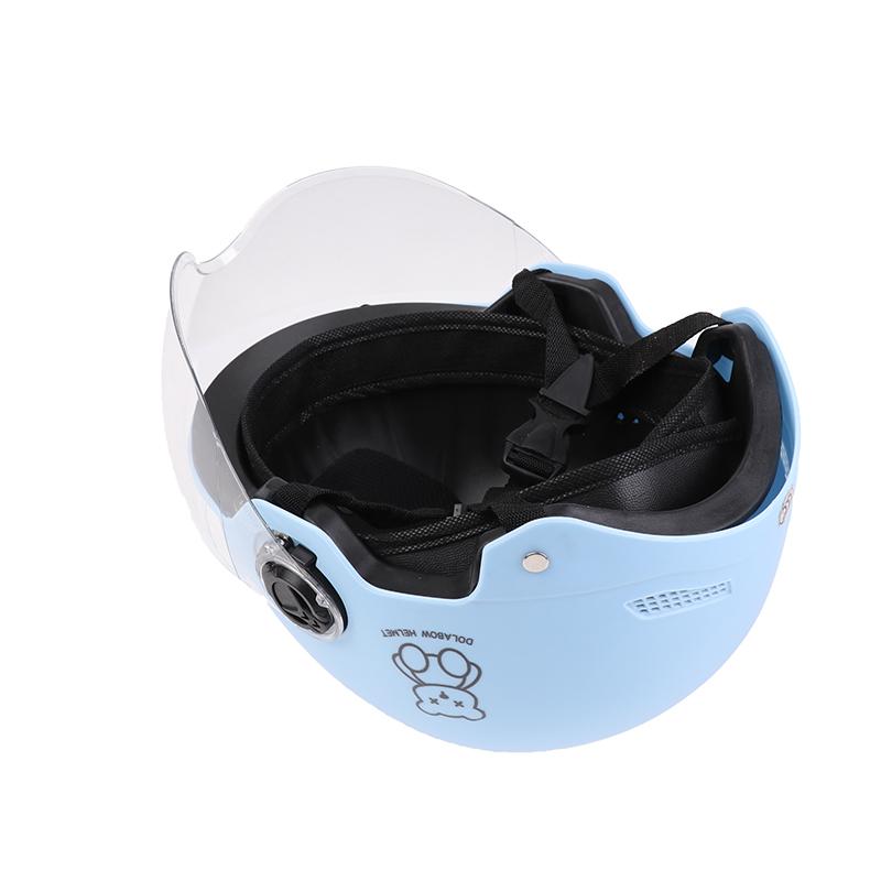 1 Pezzo Certificato 3C Casco Semimoto Elettrica per Adulti Uomo e Donna con Occhiali Casco di Sicurezza per Bicicletta