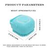 Pet Dog Shampoo Brush Cat Massage Comb Grooming Brush Suitable for Bathing Long and Short Hair Pets Soft Silicone Rubber