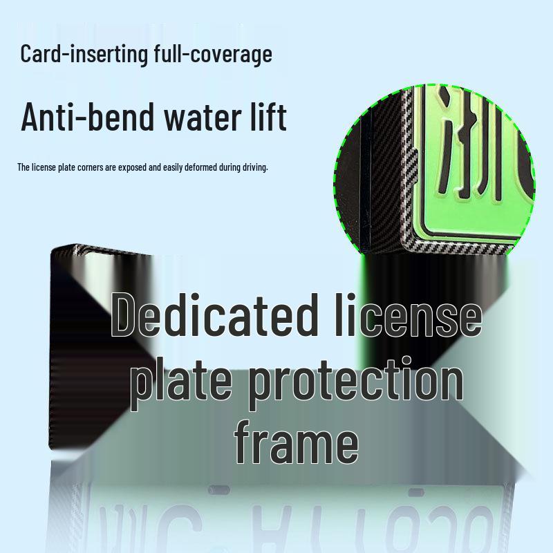 2025 Denza N8L New Energy Green License Plate Frame, Full Edge, Compliant with New Regulations