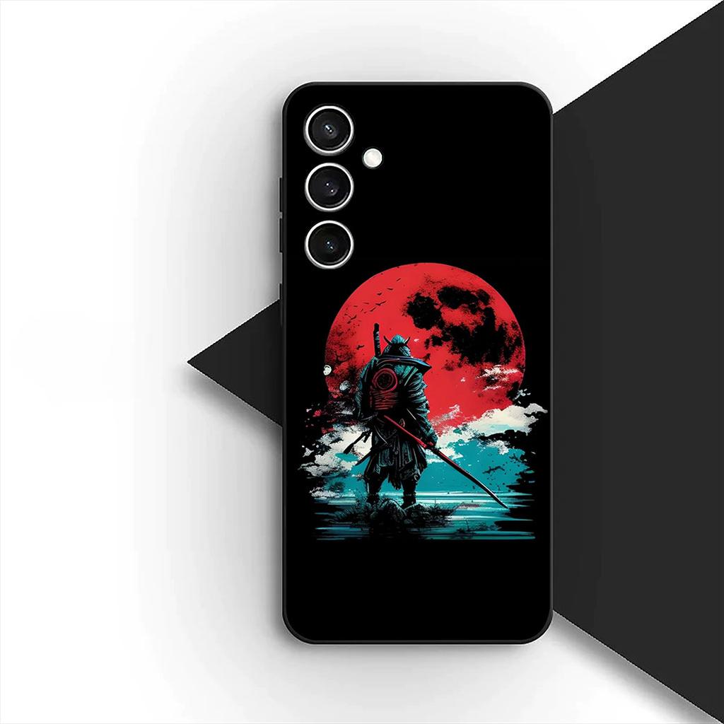Protective Cover for Apple iPhone 17 Pro XS Max Air 6 7 8 Plus 5 + SE 2022 SE2 16E Casing Phone Case Bushido Samurai Yin Yang