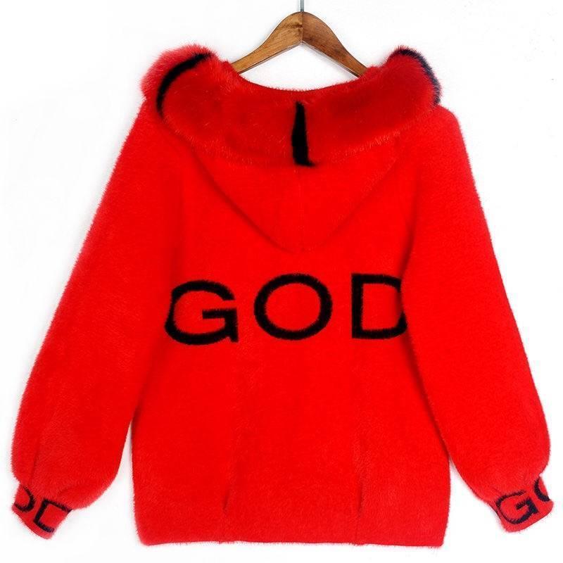 

Брендовое женское пальто VANGULL, осенне-зимняя одежда, тонкий короткий студенческий кардиган с капюшоном 3XL красный