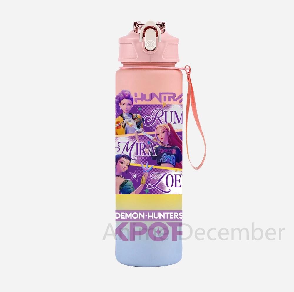 Anime K-Pop Demonjegere Karakter Vannkopp Stor Kapasitet Utendørs Bærbar Tau Drikkeflaske Gave til Gutter og Jenter