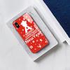 Weihnachts-Weihnachts-Handyhülle aus gehärtetem Glas für iPhone, Samsung Galaxy Infinix, TPU, weiche Kante, stoßfeste Smartphone-Abdeckung