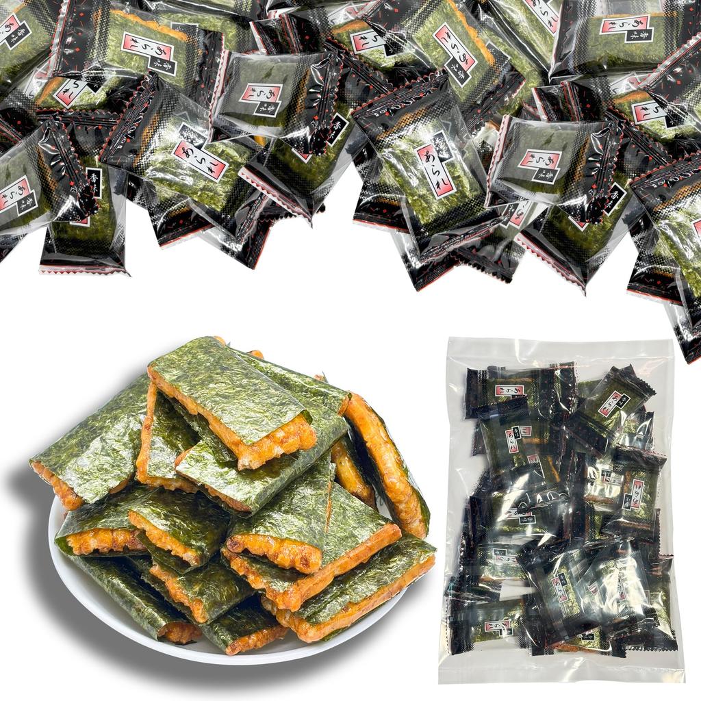 Rice Rice 100g Commercial Nori-wrapped Crackers, Snacks, Crackers, Nori-rice Crackers, [arare, Shinagawa-maki, Use, Snacks] [Alneka]