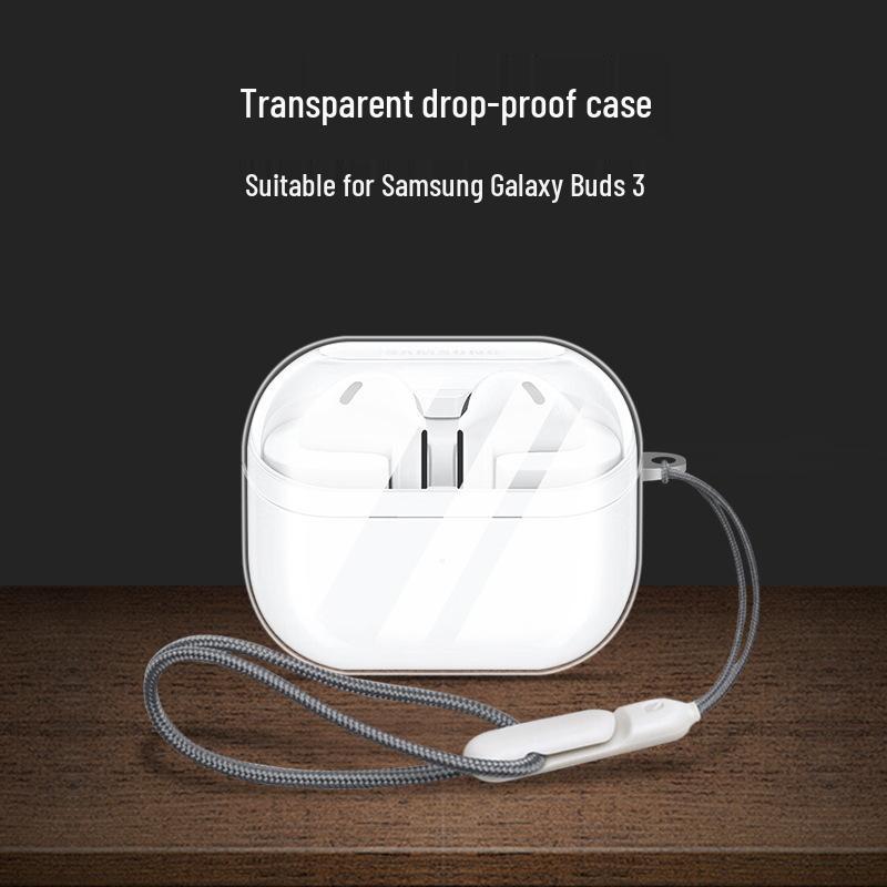 Samsung Galaxy Buds 3 & Buds 3 Pro Bluetooth Earbuds Transparent Protective Case Galaxy Buds3 FE Case