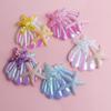PU Shell Starfish Sequin Patches for Hair Accessories, DIY Crafts, Clothing, and Bags.