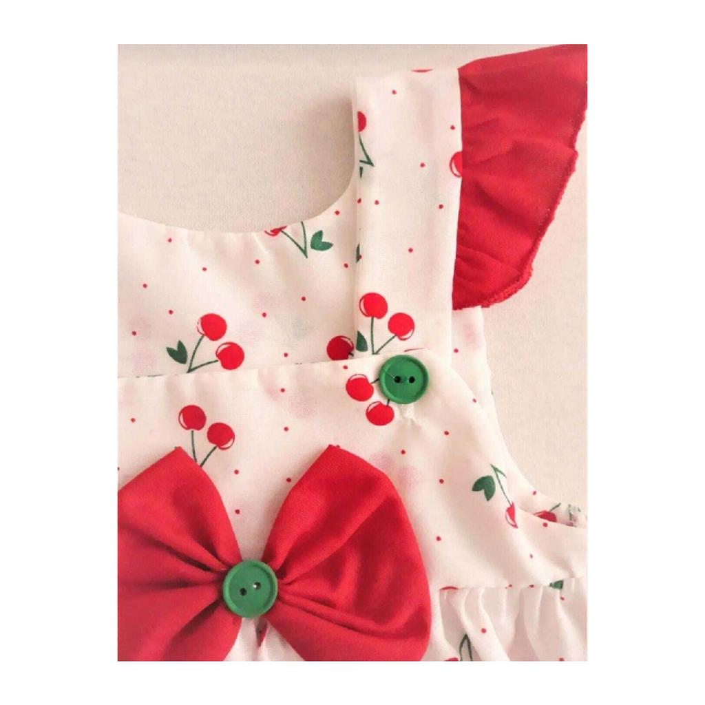 Baby Baby Fruit Patterned Ribbon Detailed Dress Shoe Bandana Set of 3