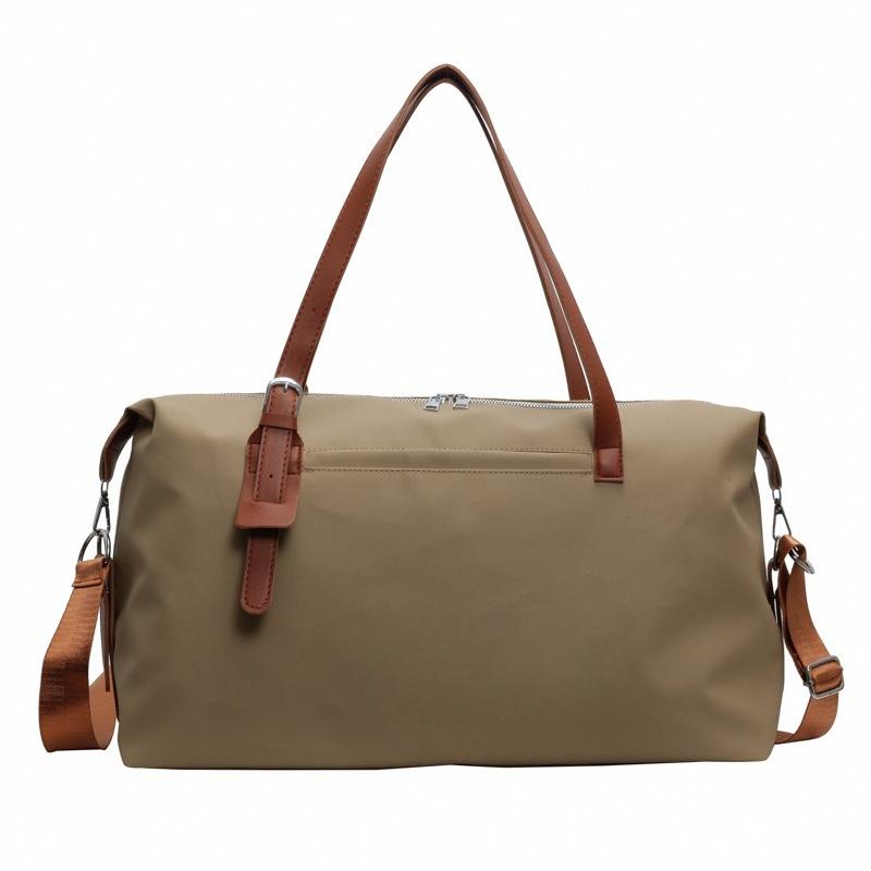 

Women s Simple Casual and Casual Outing Multi-pocket Portable Travel White Dry Wet Separation Solid Color Fitness Bag хаки