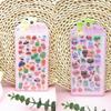 New 3D Relief Stickers Cartoon Animals Food Creative Cute Aesthetic Stickers DIY Phone Case Journal Fun Fashion Decoration Stick