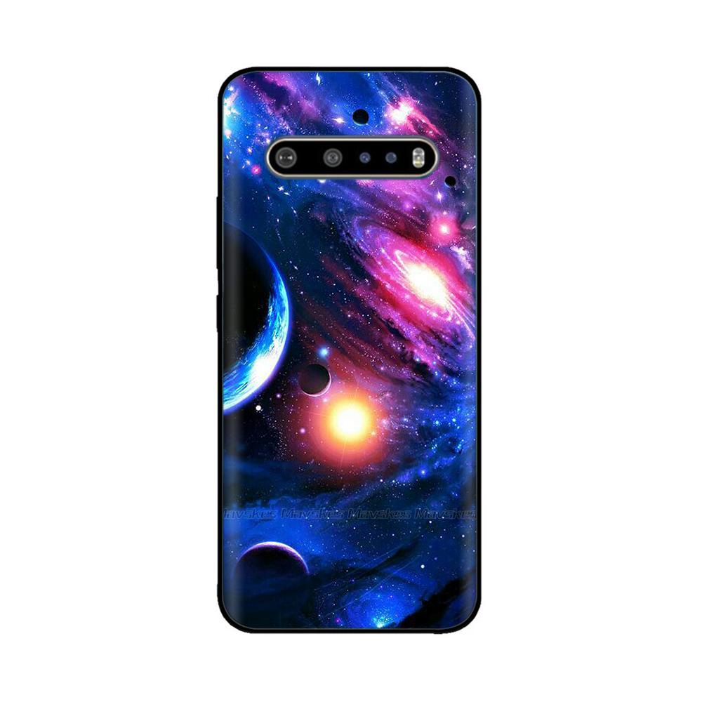 Für LG V60 ThinQ Hülle 6,8" Weiches Silikon TPU Handyhülle Funda Für LG V60 ThinQ 5G V 60 Rückseite lgV60 ThinQ coque Bumper Schale