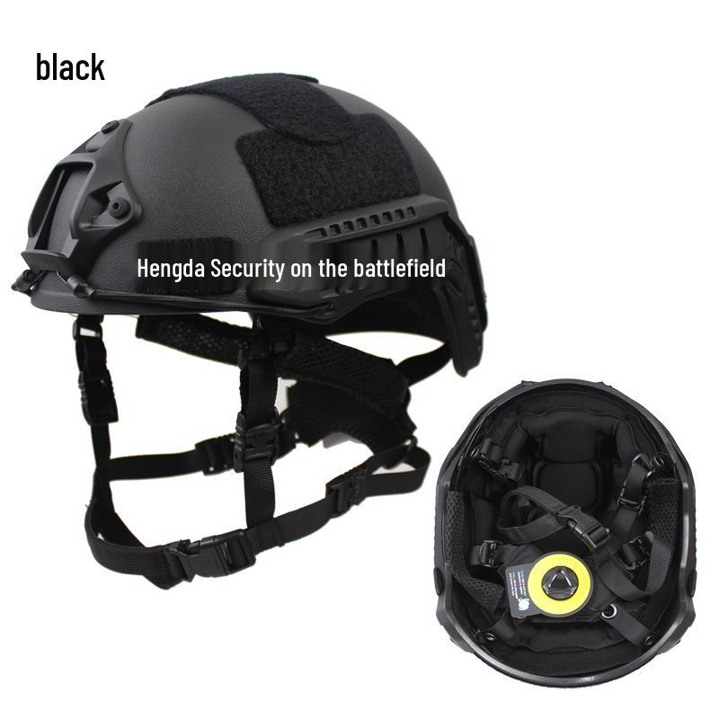 Enhanced 5mm FAST High-Cut Riot Helmet with Wendy Liner for Special Forces Training - CE Certified