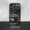 Big T-Time R-Rush BTR Phone Case For iPhone 15,17,11,14,13,16,12,E,Max,Plus,Air,Pro,Mini Black Matte Cover