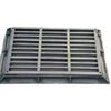 Cast Iron Rectangular Drain Grate Cover for Sewers and Rainwater Ditches