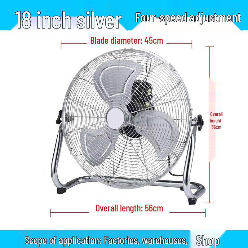 High-Power Multi-Use Fan: Powerful Table, Floor, and Desktop Fan for Home and Industrial Use