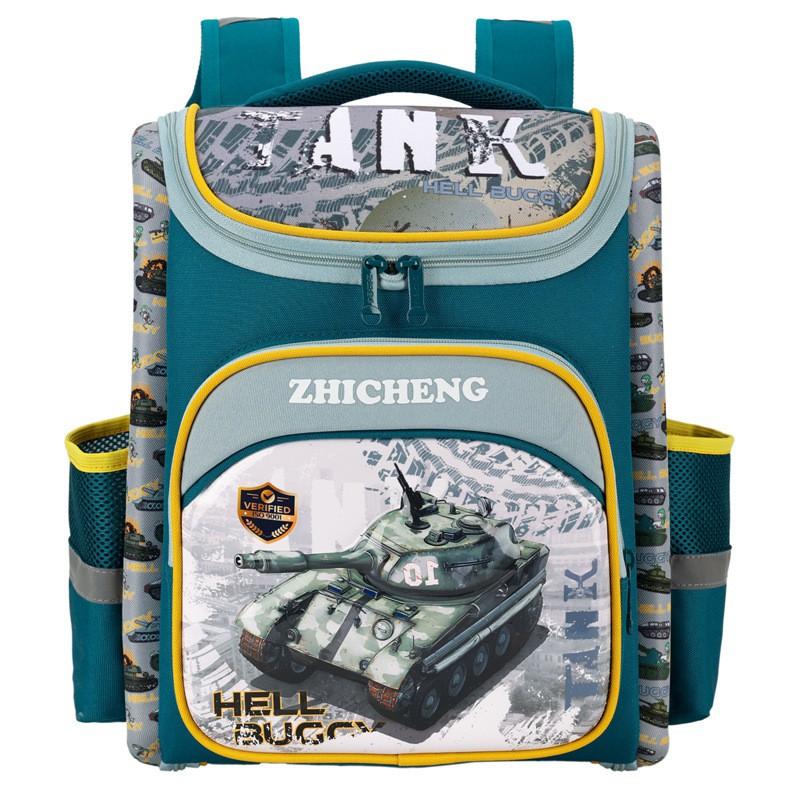 Lightweight Kids School Backpack With 3D Printed Animal Patterns Breathable Nylon Daypack Boys Girls Ages 8-10