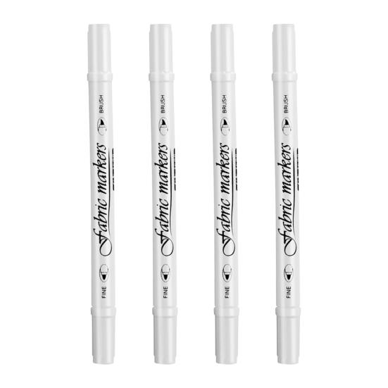 4/6 bucăți pix din țesătură cu vârf dublu, markere textile, îmbrăcăminte impermeabilă, pix pentru desen, tricou, haină