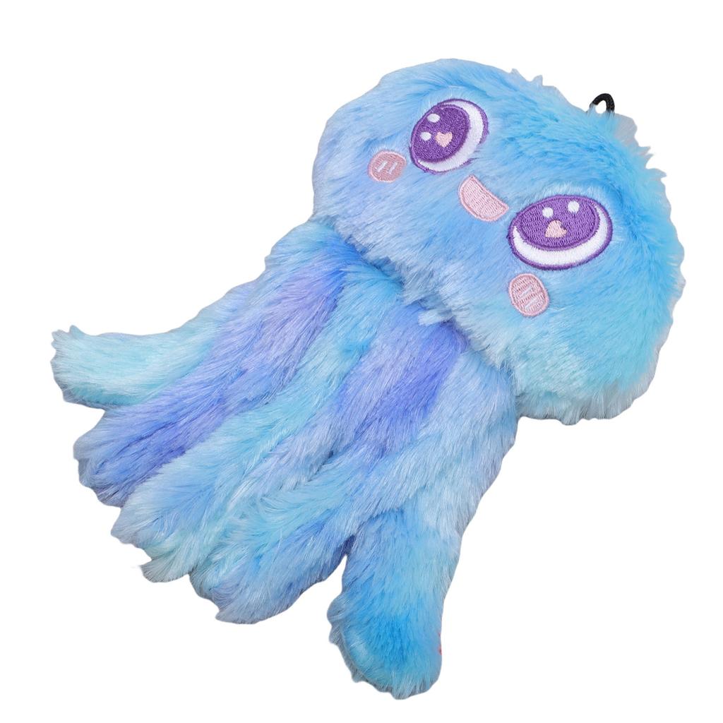 Plush Dog Squeaky Toy Shape Stress Relief Stuffed Dog Teething Chewing Toy For Medium Large Dog