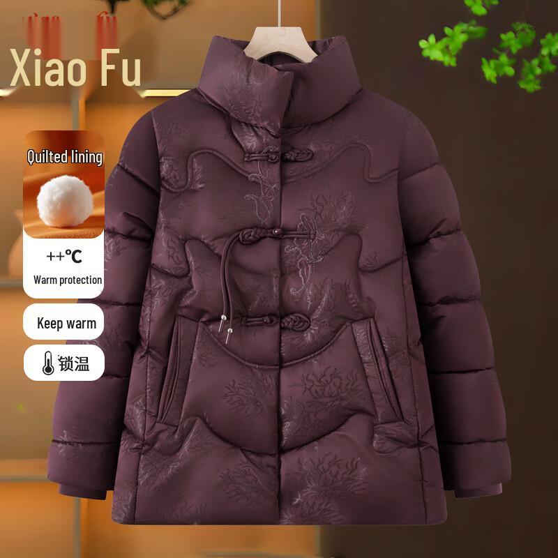 

Women s Stand-Collar Padded Winter Jacket 5XL