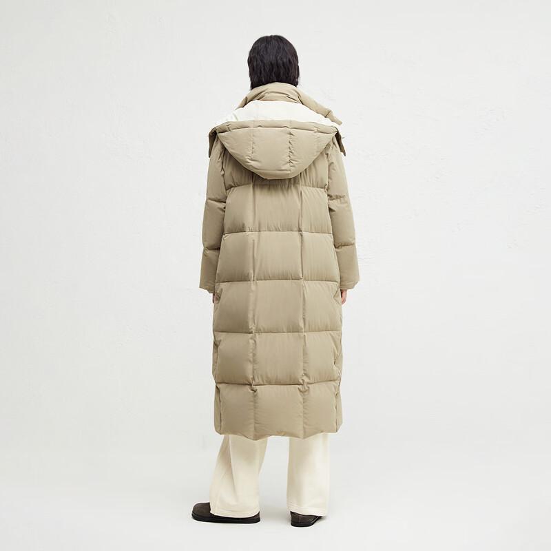 Broadcast Women's Plaid Quilted Mid-Length Down Jacket