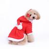 Christmas Pet Dog Dress Warm Dog Hoodie Sweaters Coat Puppy Chihuahua Red Skirt With Hat