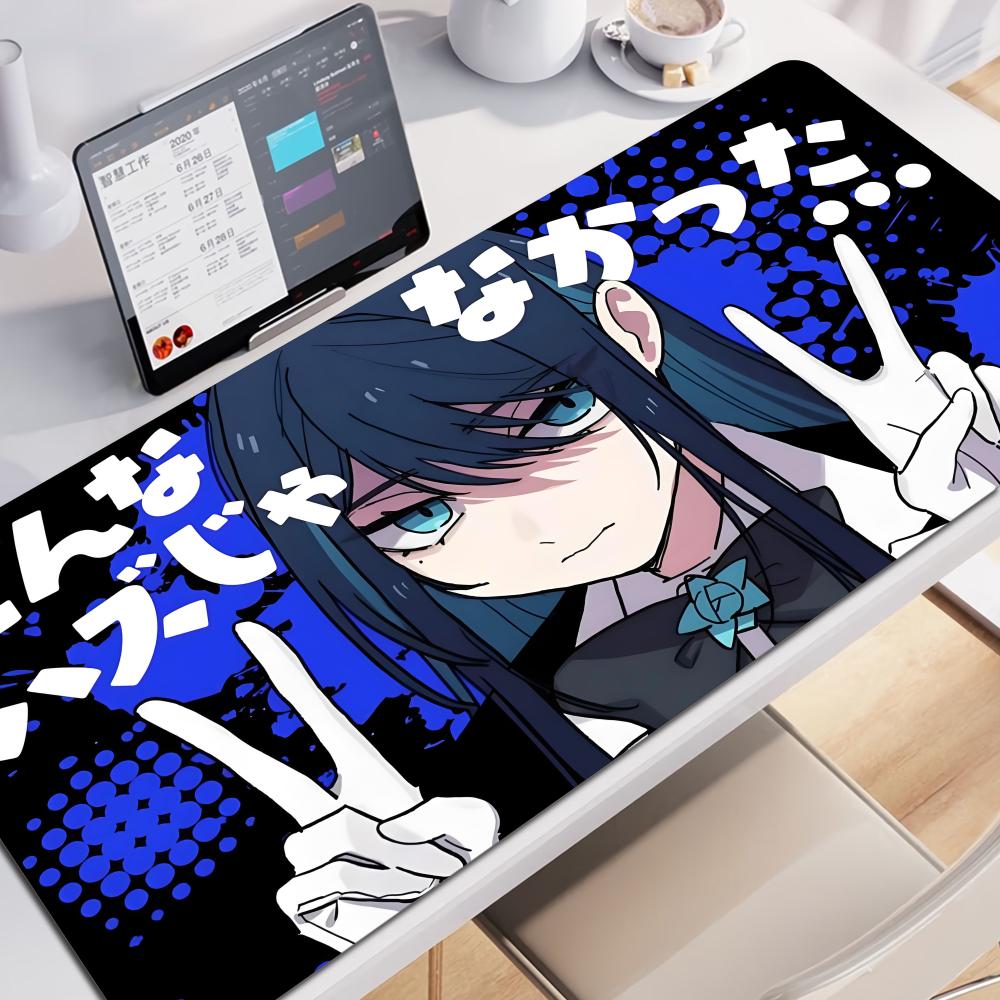 Singer Aado x Rubber Lock Edge Mouse Pad Super Big Computer Desk Mat Offices Accessories Virtual Idol Kawii Keyboard Pad