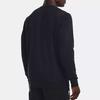 Under Armour Solid Color Logo Print Crew Neck Sweatshirt Men Tops Black 1374250-001