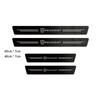1/4/5Pcs Car Door Sill Scuff Plate Decor Carbon Fiber Stickers For Peugeot 208 3008 308 206 2008 207 B107 508 607 106 406 407 307