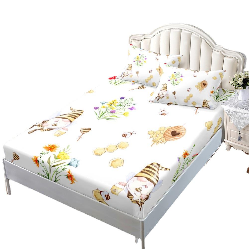 Mattress Mattress Cover Three-Piece Mattress Protective Cover Fully Enclosed Honey Dwarf