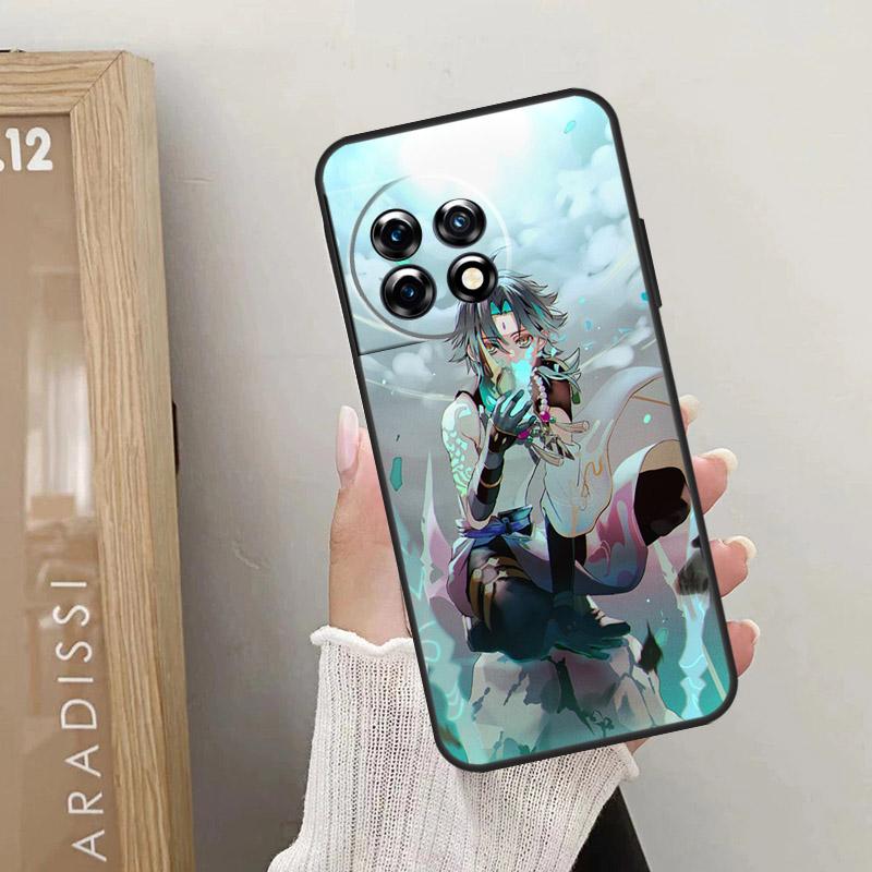 Genshin Impact Xiao Case For OnePlus 12 11 9 10 Pro 9RT 10T 10R 12R OnePlus Nord 2 CE 3 Lite CE4 N10 N20 Cover