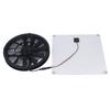 5V 10W Solar Panel Powered Fan Quite Operation Exhaust Ventilator Fan for Greenhouse RV Camping
