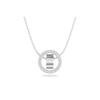 Swarovski Hollow Rhodium Necklace 5636501
