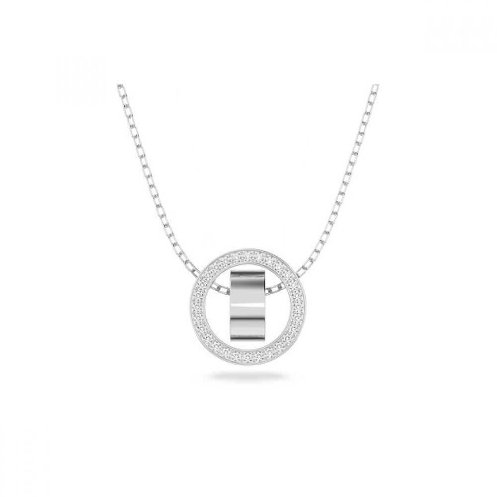 Swarovski Hollow Rhodium Necklace 5636501