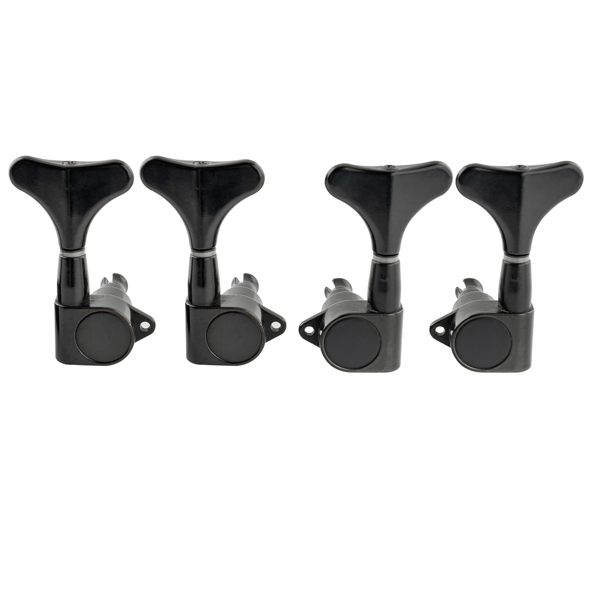 

Musiclily Pro Bass Gear for Electric Black L2+R2 Tuners, 171 Ratio, 4-String Ibanez-Style Basses, чёрный