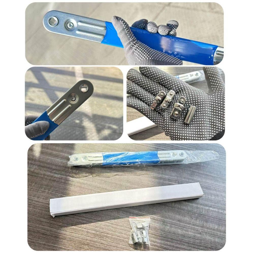 Steel Offset Extension wrench 360-degree Rotating Ratchet Spanner New Wrench Socket  Hone