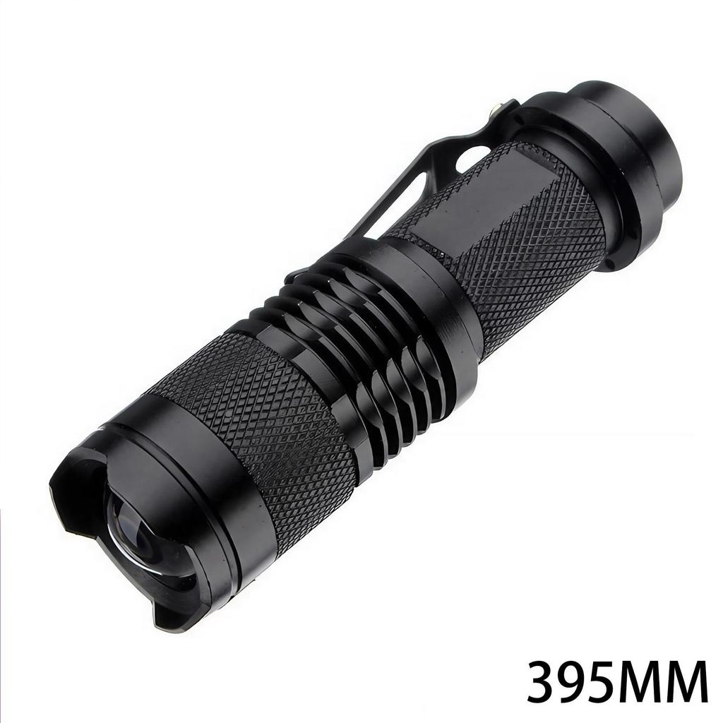 Mini UV LED Flashlight 395/365nm - 3 Modes Zoomable Blacklight for Pet Urine, Scorpion Detection & More