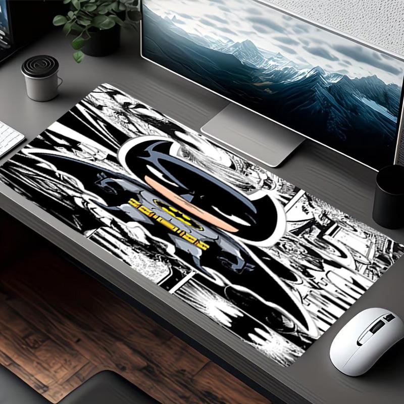 Batman Print Mouse Pad, for Keyboard Pad Laptop PC Mat for Office Home Use, Desk Decor, Perfect Birthday Gift for Gamers